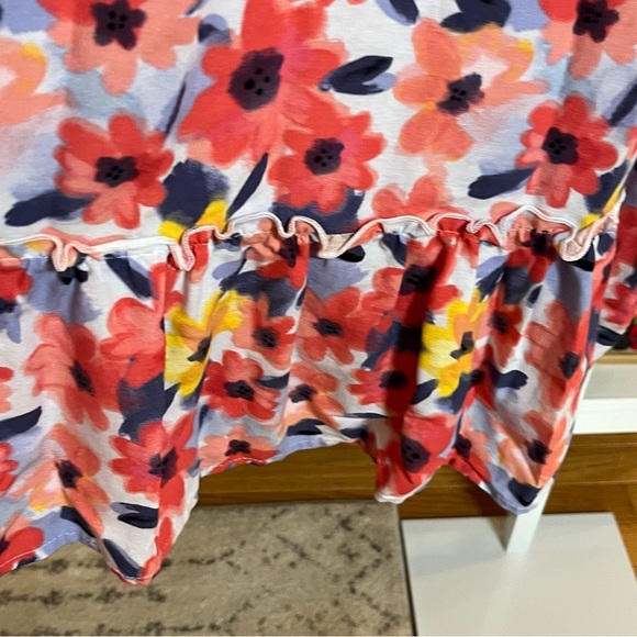 Loralette Plus Size 3X Maxi Dress Halter Tropical Open Back Beach - Picture 3 of 11